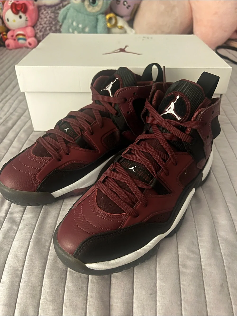 Jordan Woman Jumpman Two Trey Cherrywood Red/White-Black